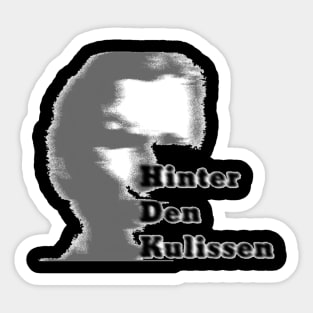 hinter den Kulissen Sticker